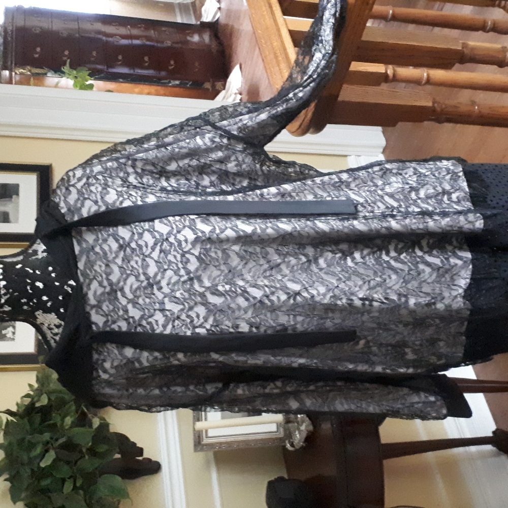 Zara Black Lace Women's Hoodie